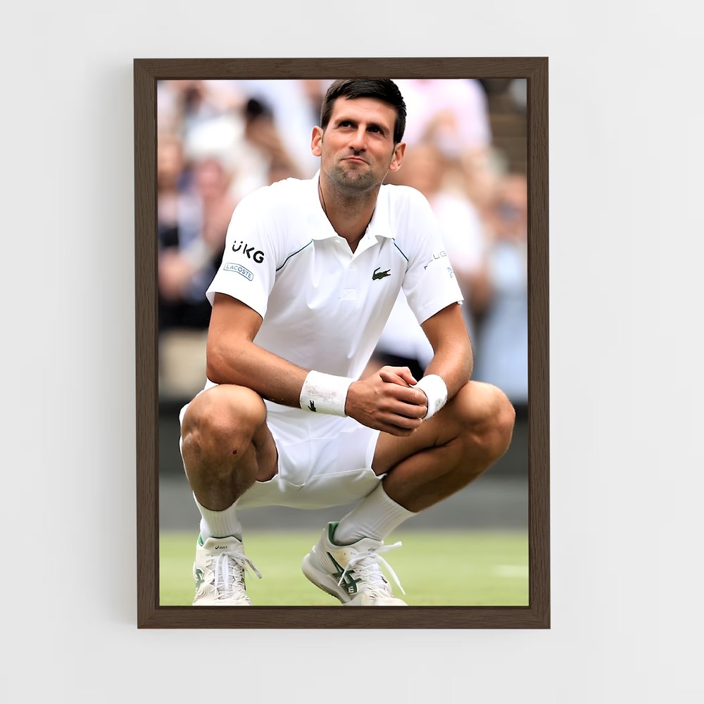 Poster La Détermination de Djokovic – affiche Tennis (vue 5)